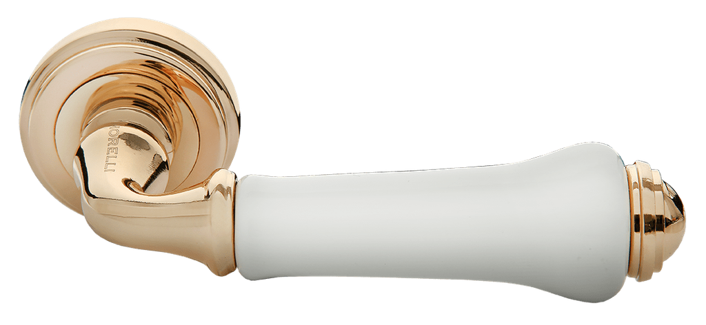 DURŲ RANKENA MH-41-CLASSIC auksas/balta keramika